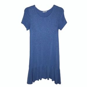 Puno | plush pewter purple ruffle boho top